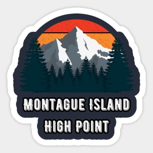 Montague Island High Point Sticker